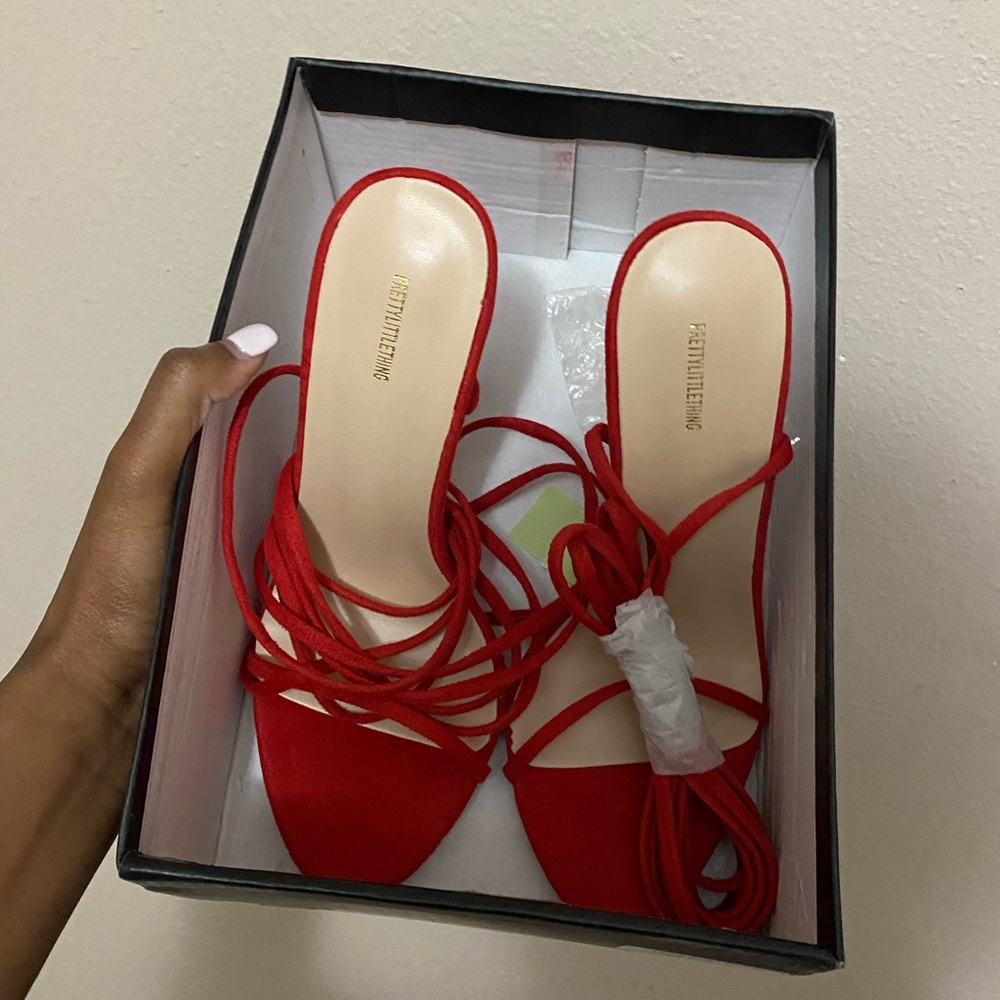 Red Size 5 Heel (4.5” Heel)